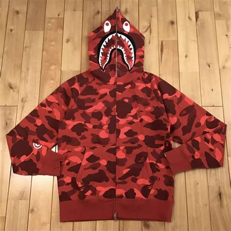 A Bathing Ape Hoodie Red Sale Online | www.changeyourwindows.com