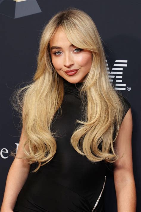 SABRINA CARPENTER at Clive Davis Pre-Grammy Gala in Los Angeles 02/03