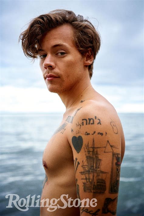 Harry Styles Shirtless Photoshoot