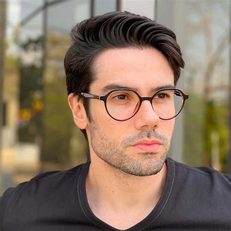 Oculos Redondo De Grau Masculino - Óculos de Grau Masculino Redondo Marrom Charles - Safine