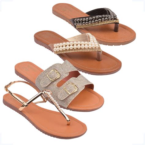 Rasteirinhas E Chinelos - Kit 4 Pares Rasteirinhas Basicas Sandalia Feminina Chinelo Slide ...