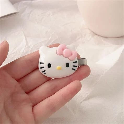 Kawaii Bangs Hair Clip My Melody Kuromi Cinnamoroll HelloKittys Purin ...