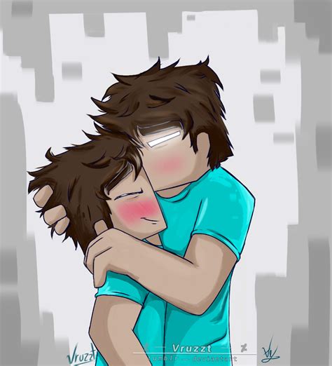Ooo Herobrine x Steve ;3 Minecraft Ships, Minecraft Comics, Minecraft ...