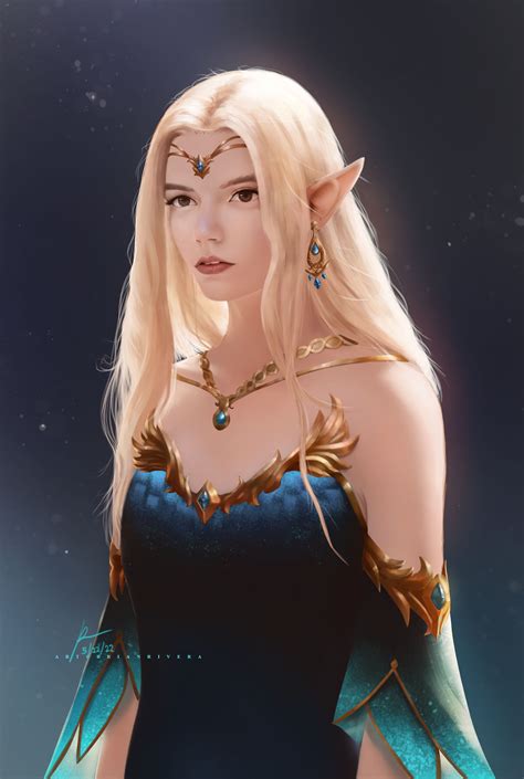 Abyss Princess Elf by OOQuant on DeviantArt