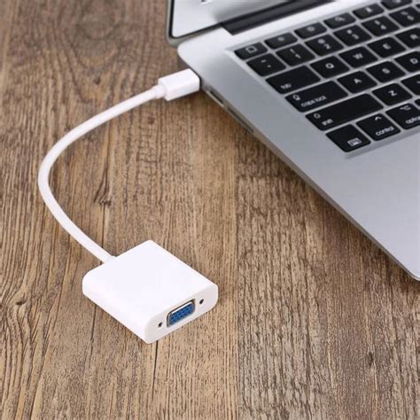 Адаптер Переходник Mini Display Port DP-VGA Макбук к Старому Монитору ...