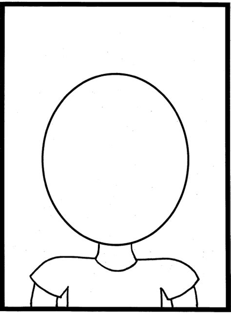 blank face template preschool detrestercom