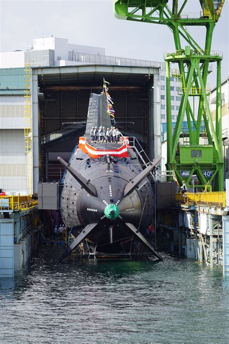 Japan Launches Fourth Taigei-Class Submarine for Japanese Navy