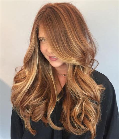 caramel hair color blonde highlights 14