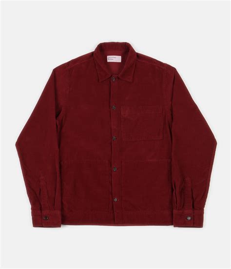 Universal Works Uniform Shirt - Claret | Always in Colour