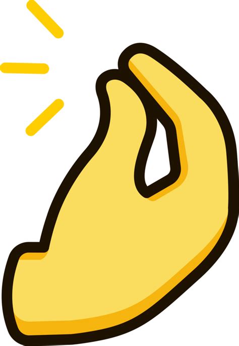 pinched fingers icon emoji sticker 28727875 PNG