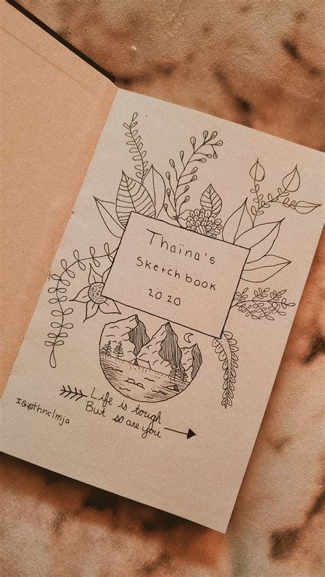 First page bullet journal sketchbook doodles – Artofit