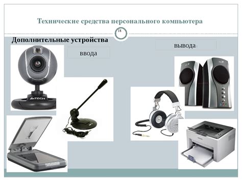 Презентация на тему "Технические средства персональных компьютеров"