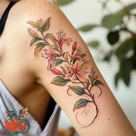The Sweet Allure Of Honeysuckle Unlocking The Meaning Behind This Enchanting Tattoo