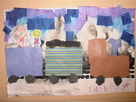 Little Hands Create Big Art: The Little Engine That Could