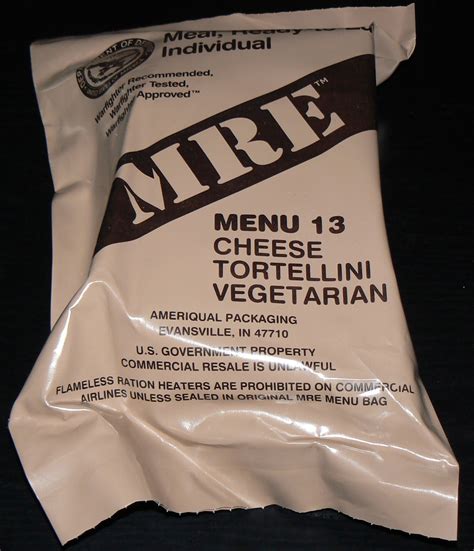 According2Robyn: MRE Review: Menu 13, Tortellini Vegetarian