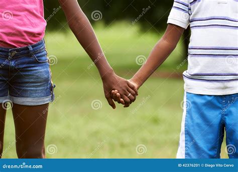 Boy And Girl Holding Hands Kids