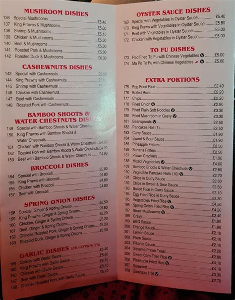 Menu at New Golden Delight Takeaway restaurant, Alford