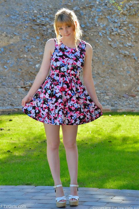 Shaved Busty Redhead Babe Alyssa Weiber with Big Naturals from FTV 8