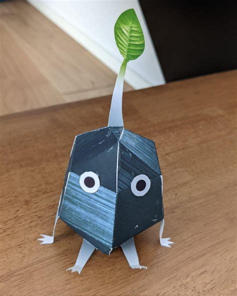 Pikmin 3 - Rock Pikmin Miniature Paper Toy - by Muumin Craft | Custom ...
