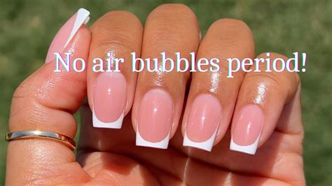 full cover tip french manicure tutorial beginner friendly youtube