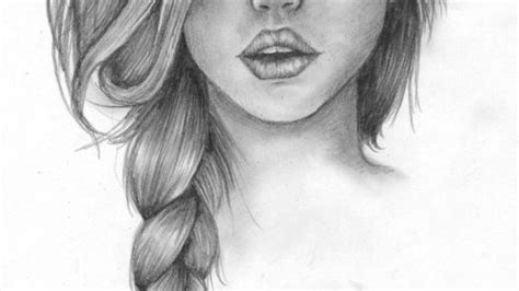 Sketch Drawing Girl at PaintingValley.com | Explore collection of ...