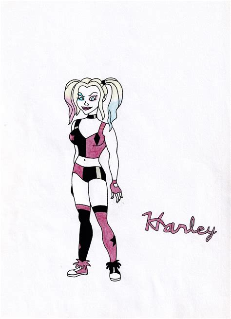 Harley Quin 1 300dpi 1 by PumpkinkingArtFanart on DeviantArt