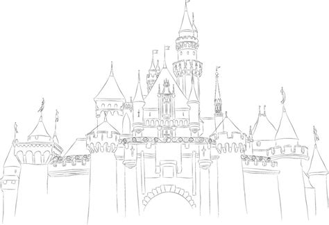 Sleeping Beauty Castle Drawing at PaintingValley.com | Explore collection of Sleeping Beauty ...