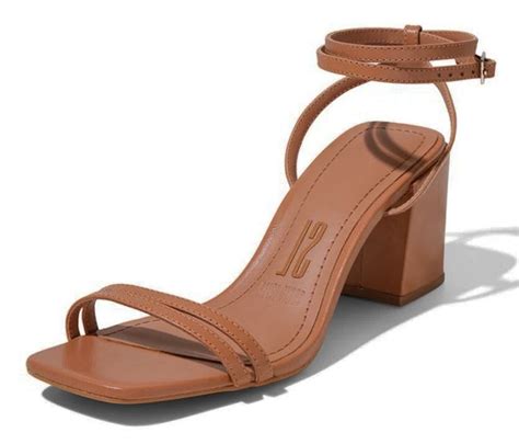 Sandalia Salto Bloco Santa Lolla - Sandalia Santa Lolla Couro Pelica Soft Salto Bloco 035D.2915.0345 ...