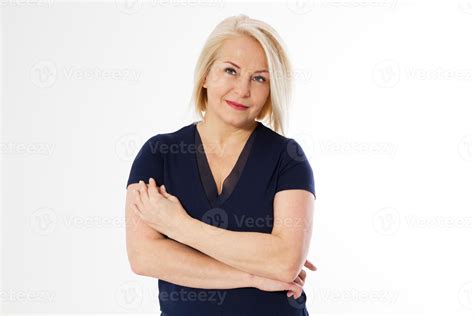 Woman touching her face, aging, Beautiful middle age woman close up