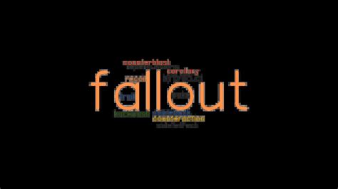 FALLOUT: Synonyms and Related Words. What is Another Word for FALLOUT ...