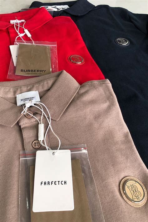 Burberry Мужское поло TB - Red