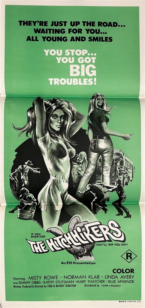 Lot - The Hitchhikers 1972, Starring Misty Rowe, Norman Klar, Linda