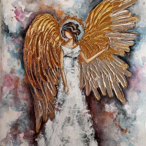 Abstract Angel Art - Etsy