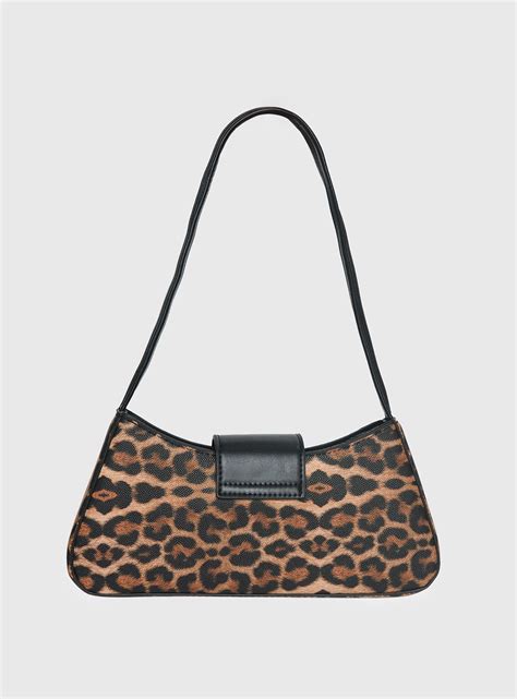 Scotlyn Shoulder Bag Leopard | Princess Polly