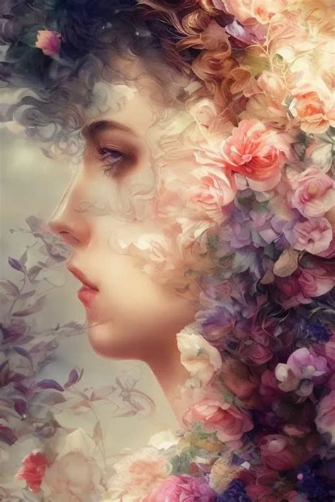 beautiful character design, double exposure shot, fr... | OpenArt