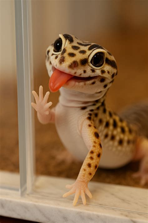 reasons  cute leopard gecko    adorable smile cute