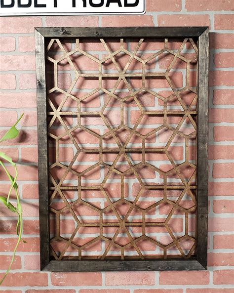 Customizable Decorative Wall Panel Laser Cut Geometric Wall | Etsy