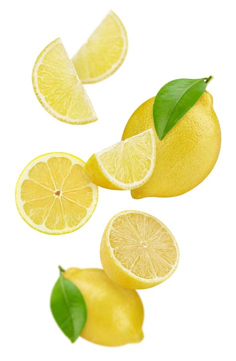 Premium Photo | Lemon with leaves isolated on white