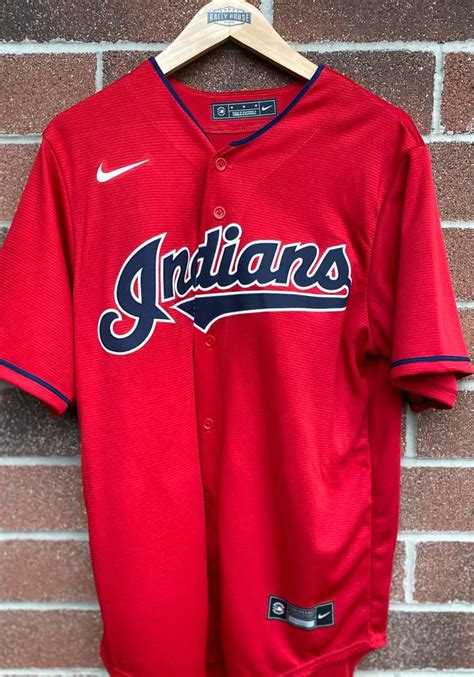 Cleveland Guardians Mens Replica 2020 Alternate Jersey - Red | Nike men ...