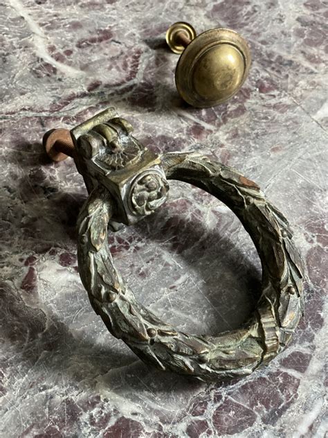 antique bronze door knocker sold repton