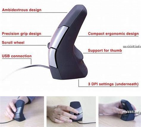MOBBIT: Your Mobility / DXT Precision Mouse - первая вертикальная мышь ...