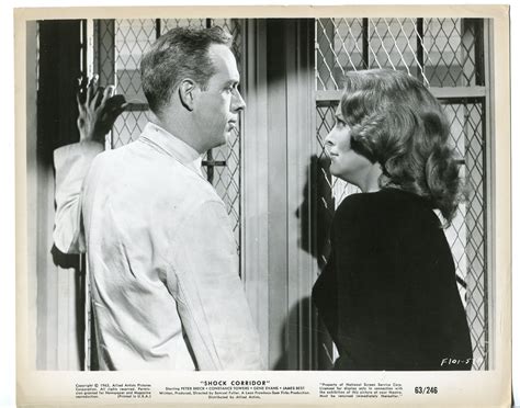 Shock Corridor-Marie Devereux-John Matthews-8x10-B&W-Still-VG