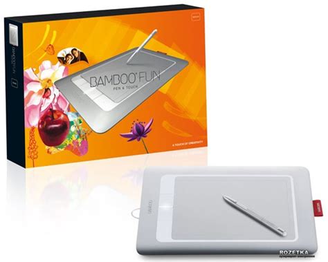 Графический планшет Wacom Fun Small Bamboo Pen&Touch (CTH-461-RU ...