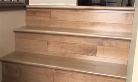 how to install vinyl plank on stairs
