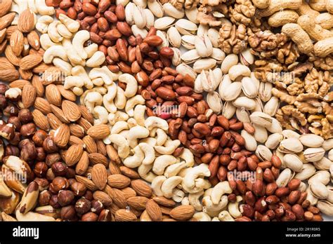 nuts background close  top view flat lay walnut