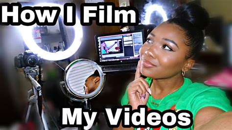 HOW I RECORD MY YOUTUBE VIDEOS! Setup, Equipment, MORE | VLOGMAS DAY 5! - YouTube