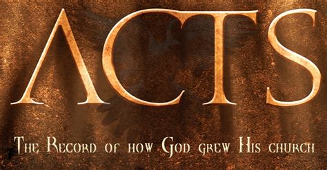 Acts (2020) – Pastor Mark Manning