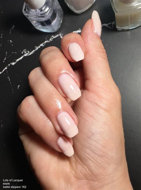 essie ballet slippers VS fiji — Lots of Lacquer