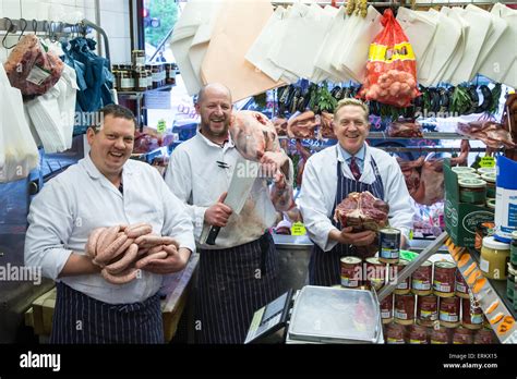 Classic traditional butchers shop selling quality fresh meat in Central ...