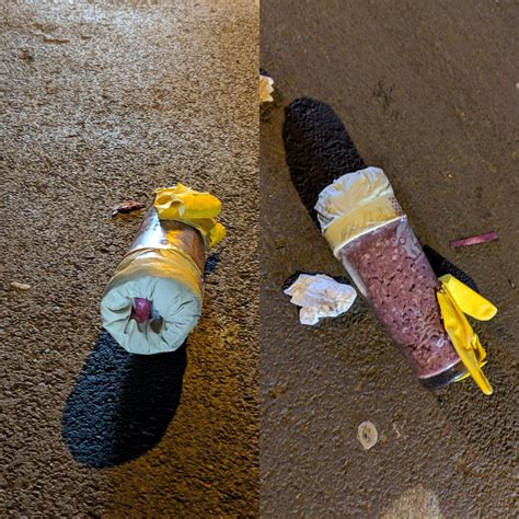 This Homemade Fleshlight Left on the Ground, Yes, That is Meat : r/trashy